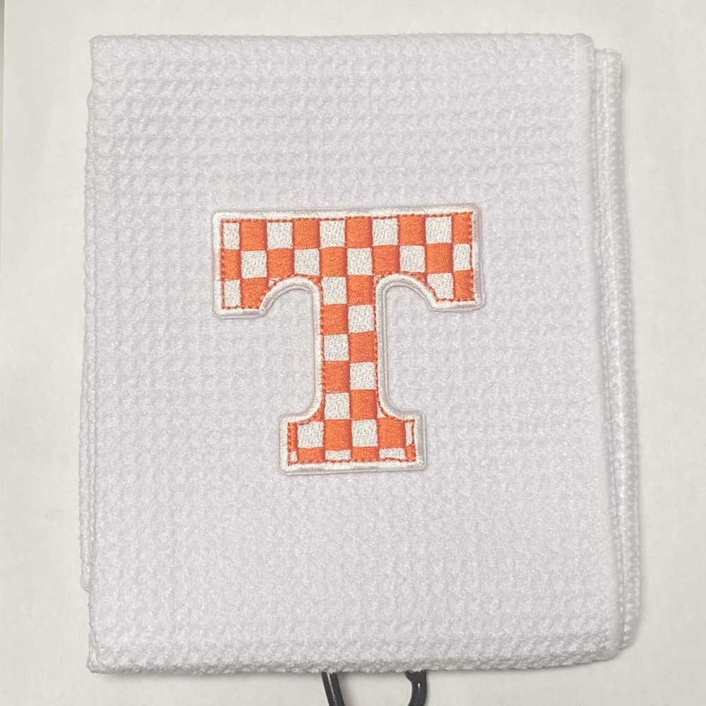 Tennessee Volunteers Golf Towel, 12 x 20, with carabiner